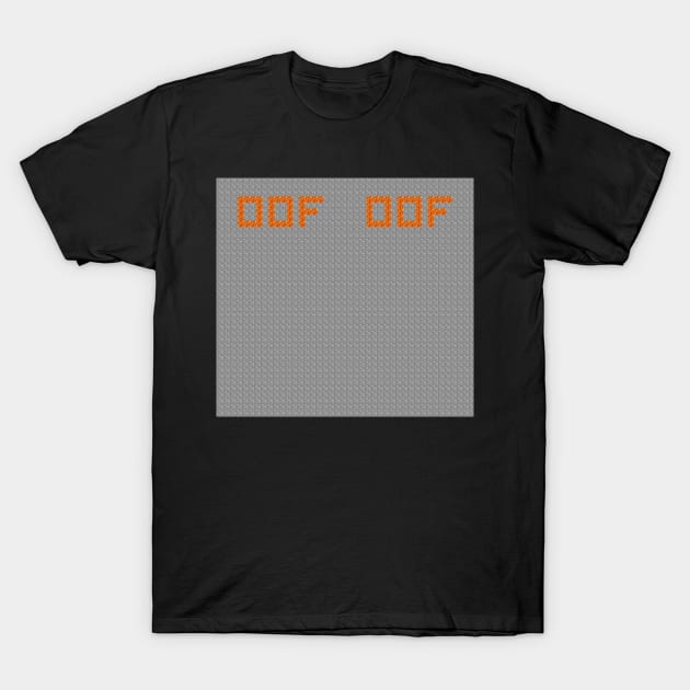 OOF Lava Letters Socks T-Shirt by SolarCross